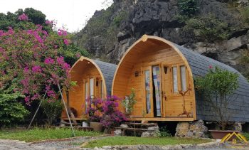 Nhà bungalow với hình mái vòm Nhà bungalow với hình mái vòm