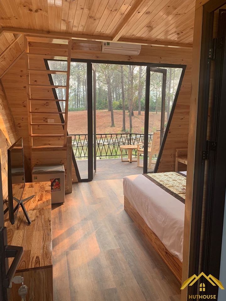 Nhà bungalow - Nhà gỗ homestay: Diamonond House (Nhà kim cương)