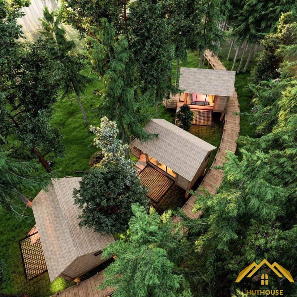 Hut House – Đơn vị thiết kế và thi công Bungalow chuyên nghiệp nhất hiện nay