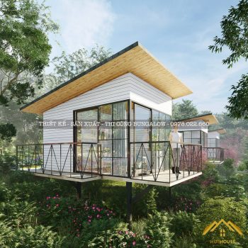Nhà lắp ghép phong cách hiện đại