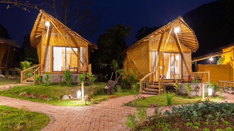Tận hưởng buổi tối lãng mạn tại Tràng An Lamia Bungalow Tận hưởng buổi tối lãng mạn tại Tràng An Lamia Bungalow